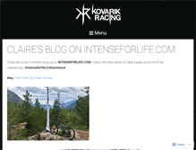 Tablet Screenshot of kovarikracing.com